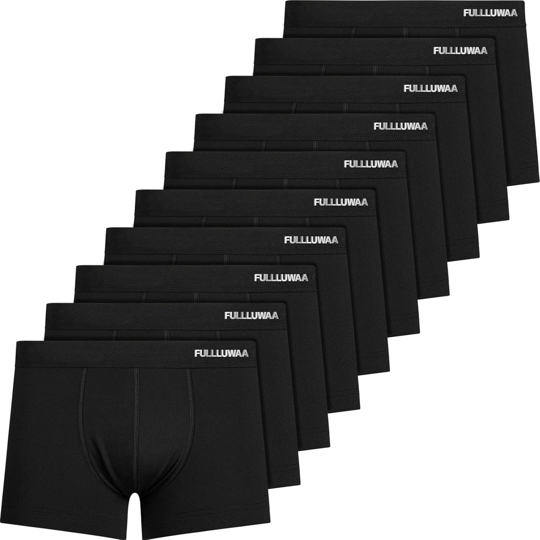 Fullluwaa Boxershorts Herren 10er Pack Baumwolle Unterhosen Männer Ohne Kratzenden Zettel Atmungsakt