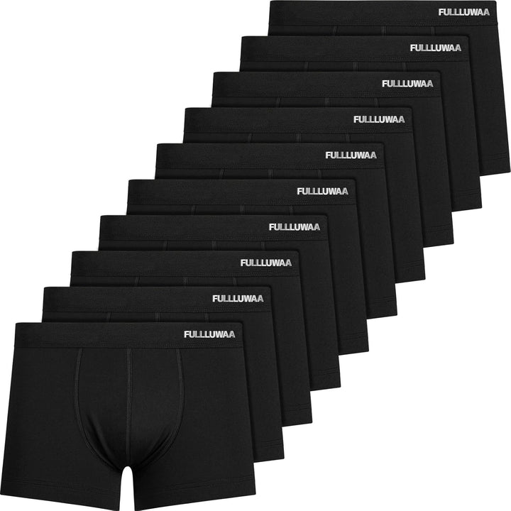 Fullluwaa Boxershorts Herren 10er Pack Baumwolle Unterhosen Männer Ohne Kratzenden Zettel Atmungsakt