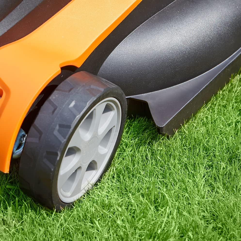 LawnMaster CLMF4841E Akku-Rasenmäher 48V Max 2x24V 4.0Ah Batterie, 41cm 450m² Mulchen 42L, 22-72mm 6
