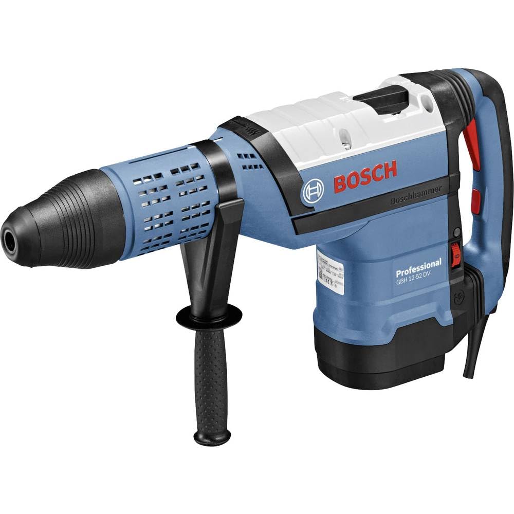 Bosch Professional GBH 12-52 DV Bohrhammer (1700 Watt, inkl. Zusatzhandgriff, Fetttube, Maschinentuc
