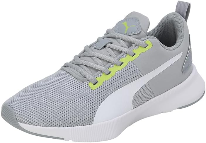 PUMA Unisex Kinder Flyer Runner Jr Sneaker 35.5 EU Cool Mid Gray Puma White, 35.5 EU Cool Mid Gray P