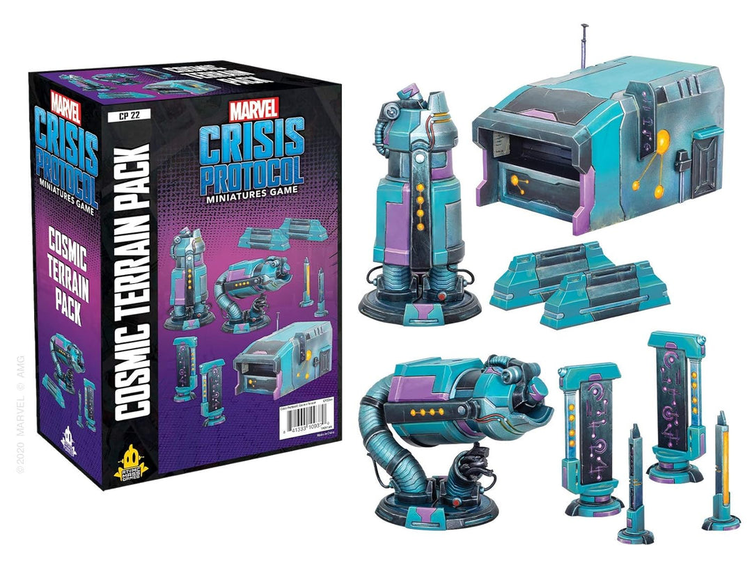 Atomic Mass Games, Marvel Crisis Protocol: Terrain Expansion: Cosmic Terrain Pack, Miniatures Game,