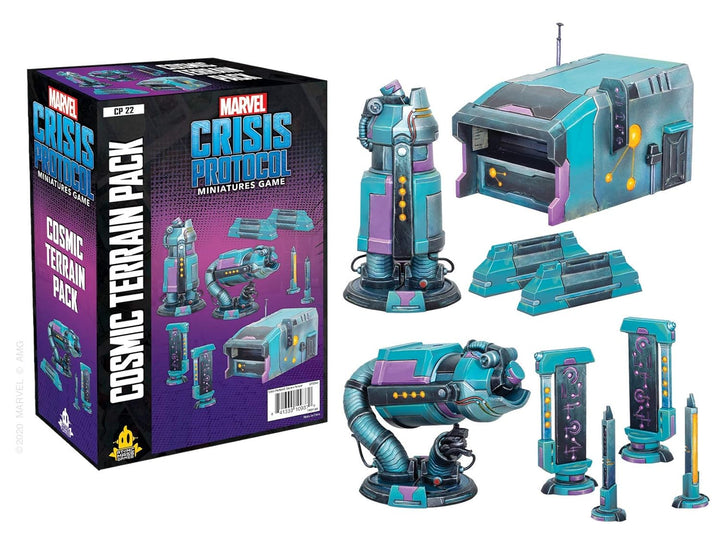 Atomic Mass Games, Marvel Crisis Protocol: Terrain Expansion: Cosmic Terrain Pack, Miniatures Game,