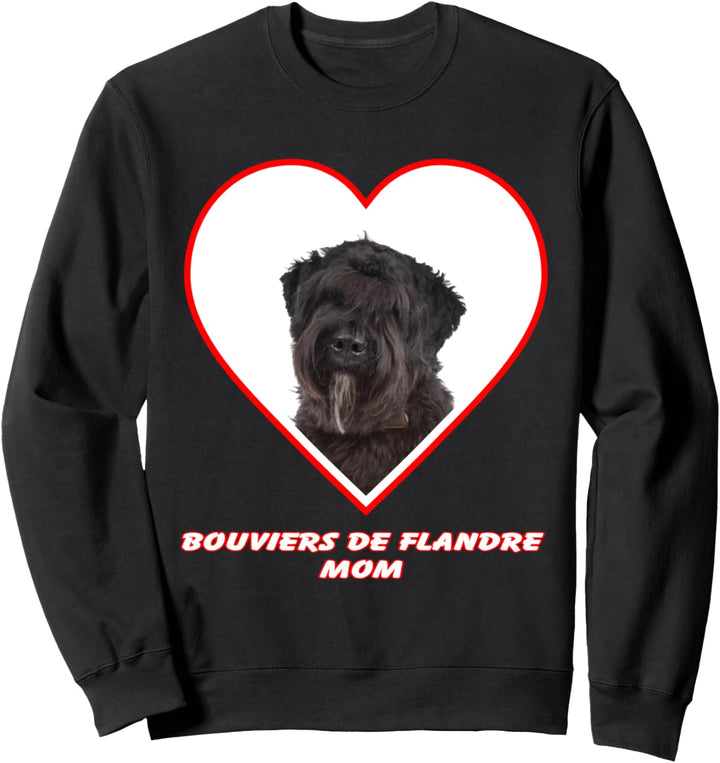 Bouviers des Flandre Dog Mom Sweatshirt