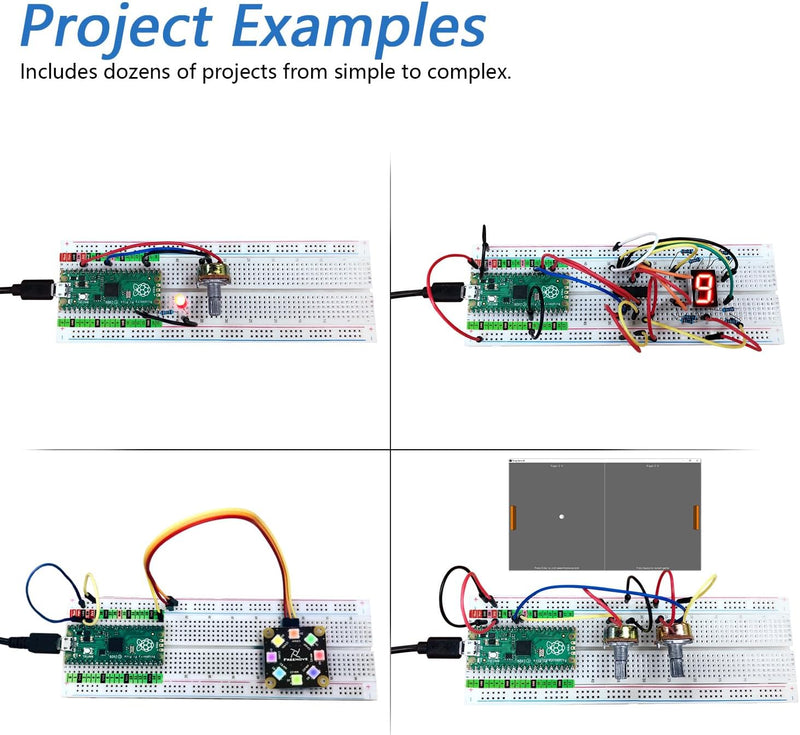 Freenove Super Starter Kit for Raspberry Pi Pico (Included) (Compatible with Arduino IDE), 513-Page