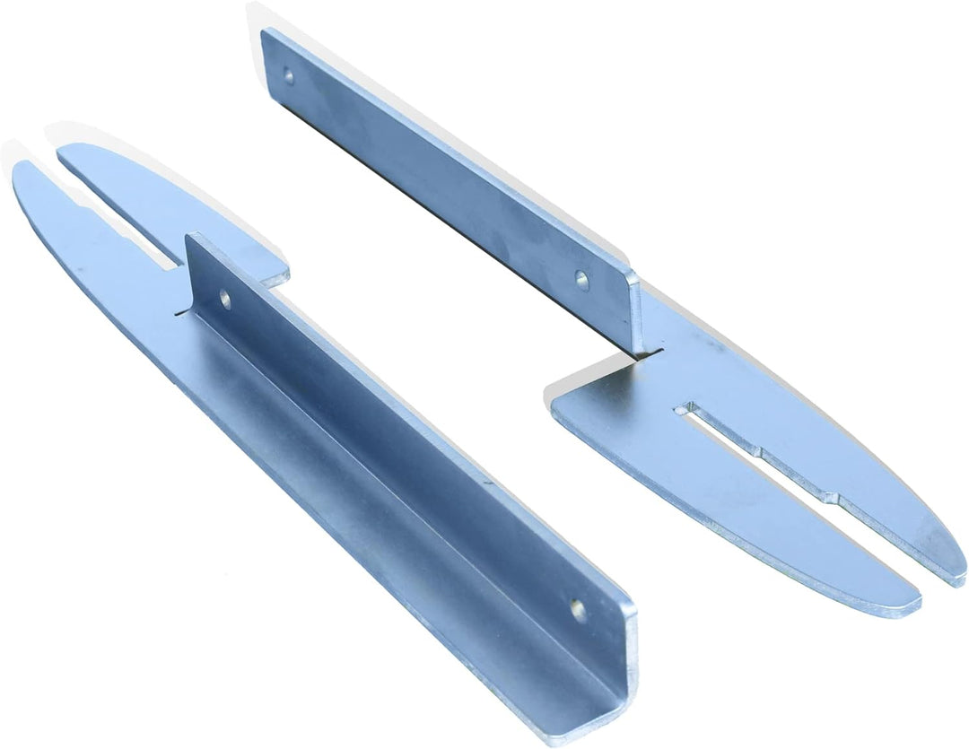 2x Anstecktisch Halter LevelGri® Adapter Halterung Anstecktisch Feuerplatte universal für 5 6 8 mm F