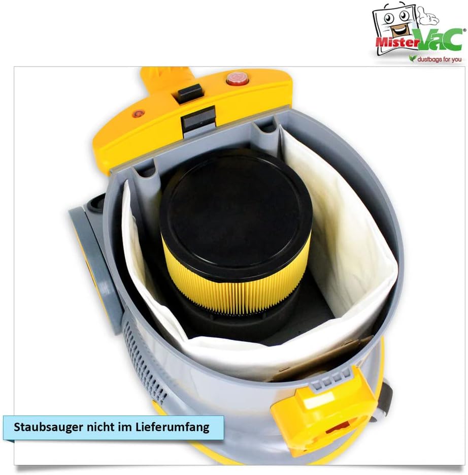 MisterVac | 10 Staubsaugerbeutel kompatibel mit Bulvac 15