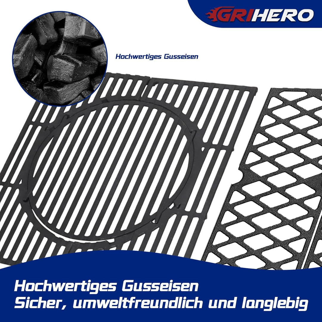 Switch Grid Rost-in-Rost System Grillrost Gusseisen, Gusseisen