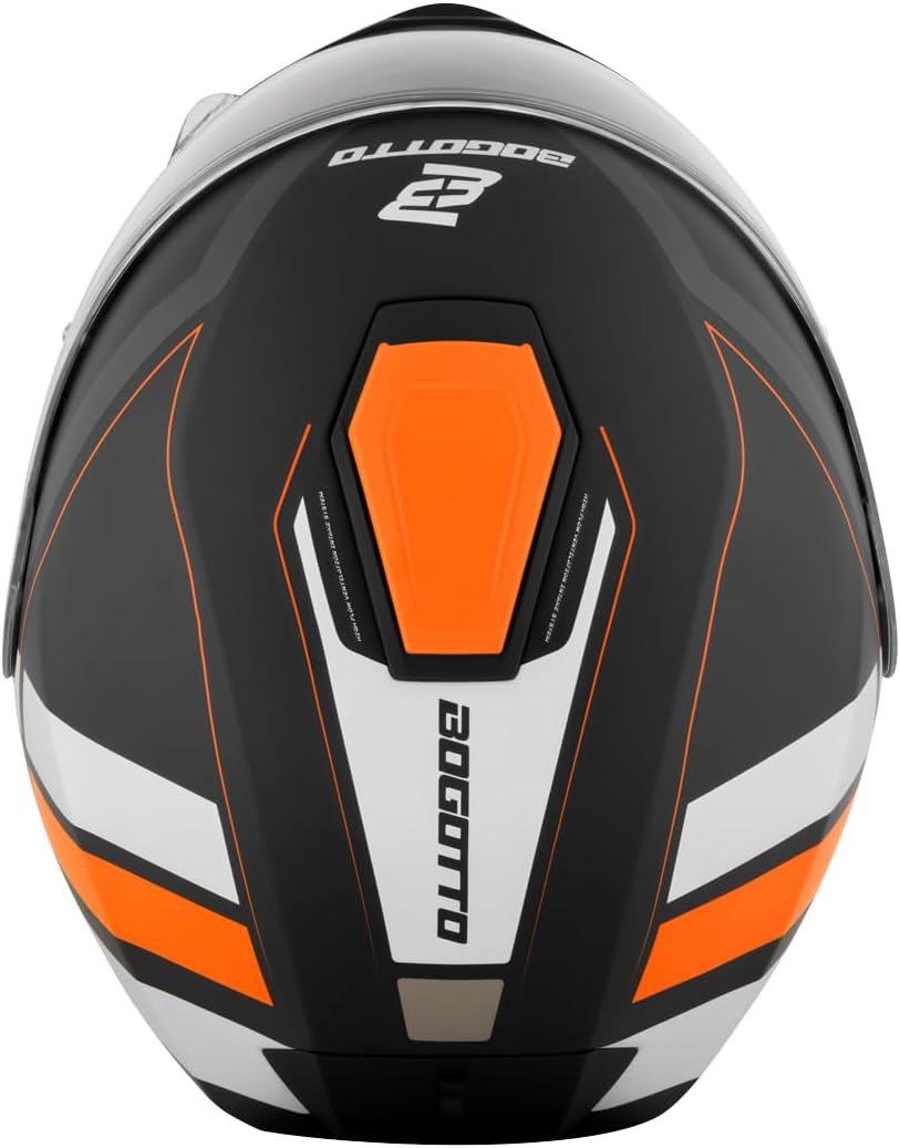 Bogotto FF403 Murata Klapphelm S (55/56) orange/schwarz, S (55/56) orange/schwarz
