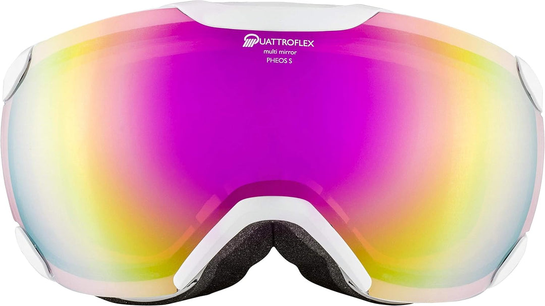 ALPINA Unisex - Erwachsene Skibrille Skibrille (1er Pack) Einheitsgrösse Weiss, Einheitsgrösse Weiss