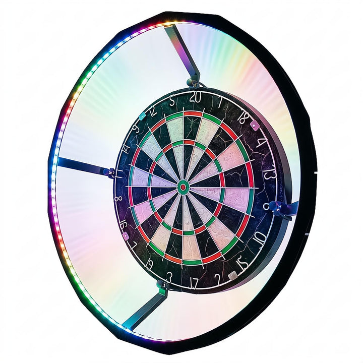 Dartscheibe Beleuchtung– Ultrahell 360° LED Lichtring für Sisal Dartboard – Schattenloser Runddesign