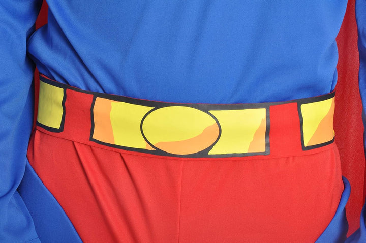 Ciao- Superman/Supergirl costume disguise fancy dress adult official DC Comics XL Superman, XL Super
