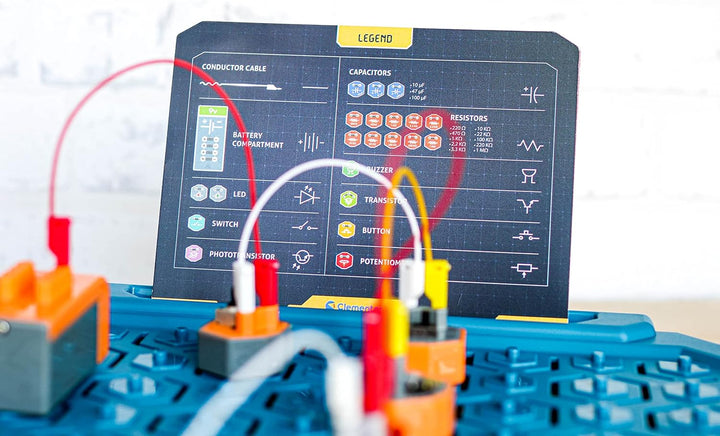 Clementoni Galileo Lab – Mein Elektro-Labor, spannender Experimentierkasten, elektronischer Bausatz