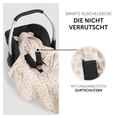 Hauck Baby Einschlagdecke Snuggle N Dream / Baumwolle / Universal für Babyschale, Autositz, Kinderwa