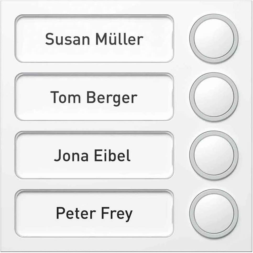 Ritto 4972112 1875470 Portier Tastenmodul (4Tasten) weiss