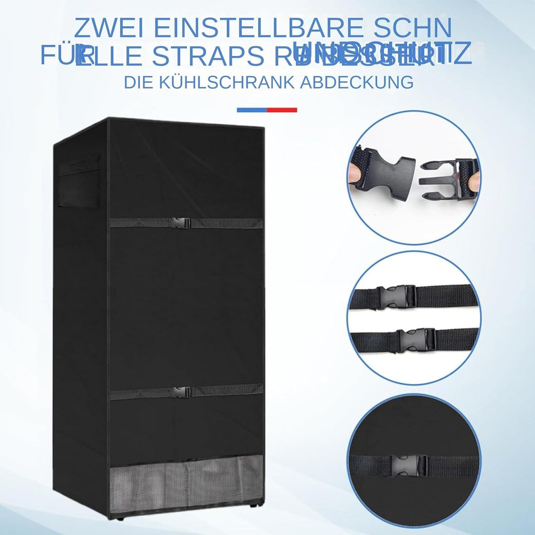 Kühlschrankabdeckung Für Aussen,Outdoor Kühlschrank,Kühlschrankstaubabdeckung,Reissverschluss Wasser