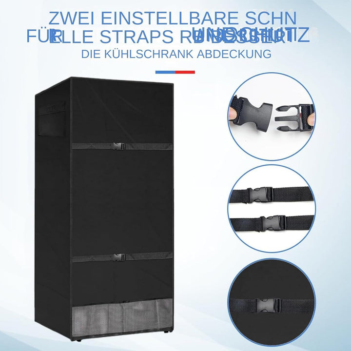 Kühlschrankabdeckung Für Aussen,Outdoor Kühlschrank,Kühlschrankstaubabdeckung,Reissverschluss Wasser