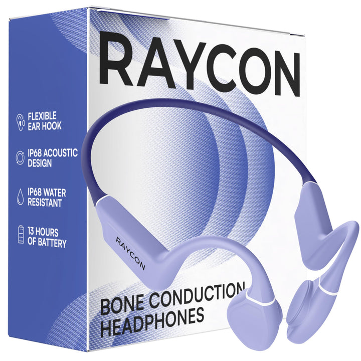 Raycon Open-Ear Knochenleitungskopfhörer, Bluetooth Sportkopfhörer mit Mikrofon, IPX68 wasserbeständ