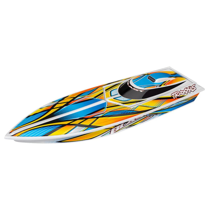 Traxxas RC Blast Speed Boot + Akku, 12V-Lader weiss/orange