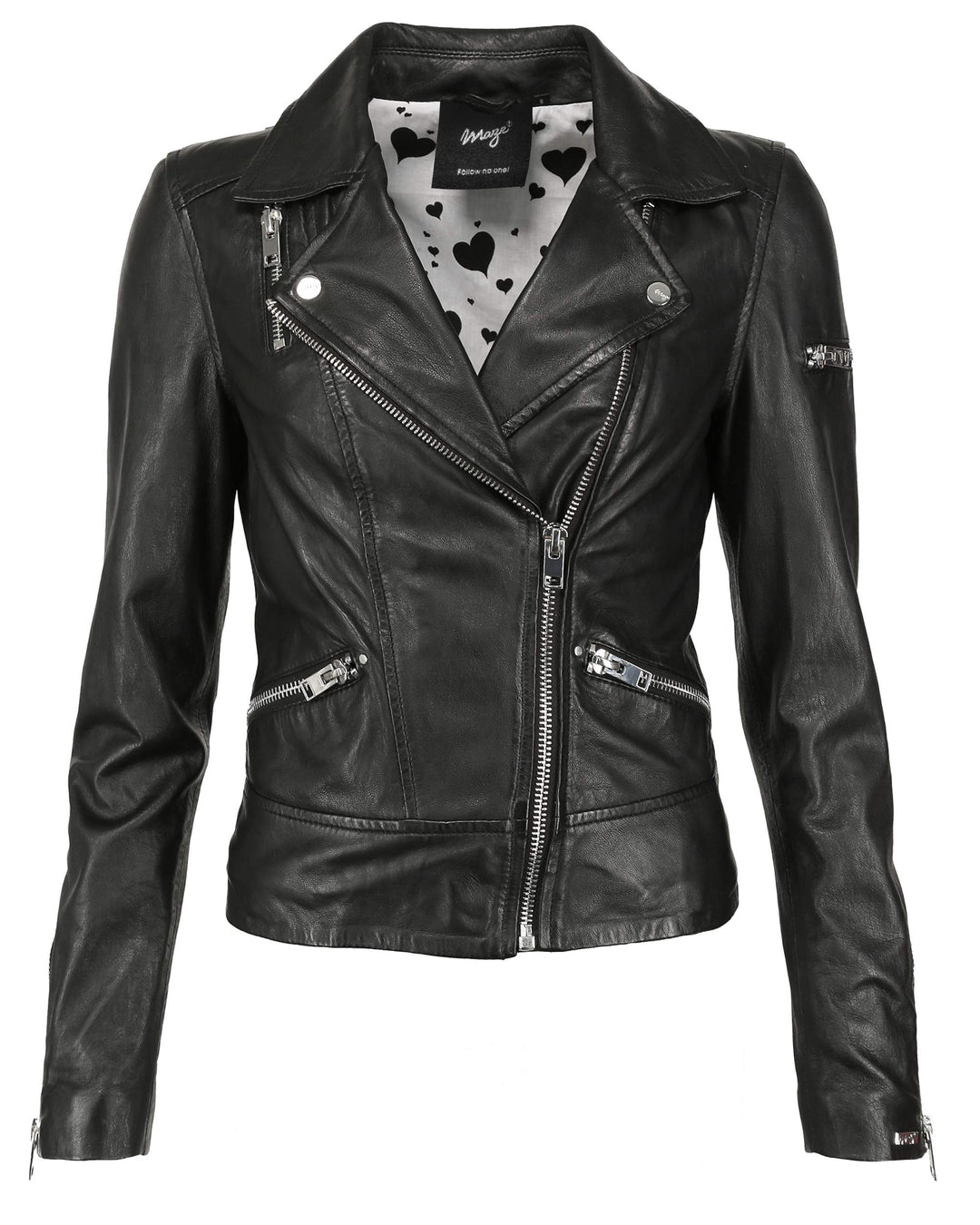 MAZE Damen Lederjacke 42020126 XS Schwarz, XS Schwarz