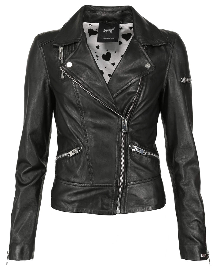 MAZE Damen Lederjacke 42020126 XS Schwarz, XS Schwarz