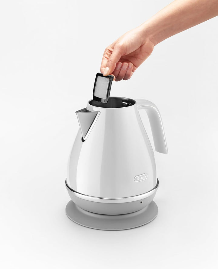 De Longhi KBOC 2001.W Icona Capitals Wasserkocher, 1,7 L
