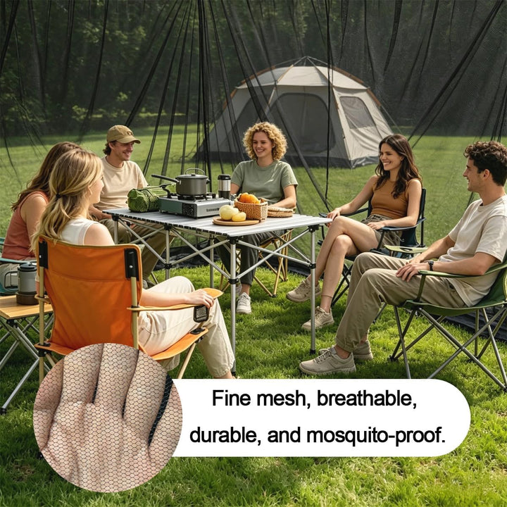 XXL Moskitonetz Outdoor Reise, 300x300x250cm Outdoor Mückenschutznetz, für den Aussenbereich Terrass