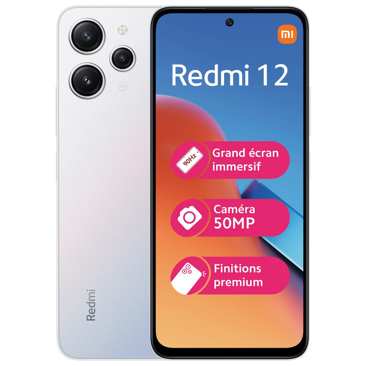 Xiaomi Redmi12 256GB/8GB RAM Dual-SIM polar-silver