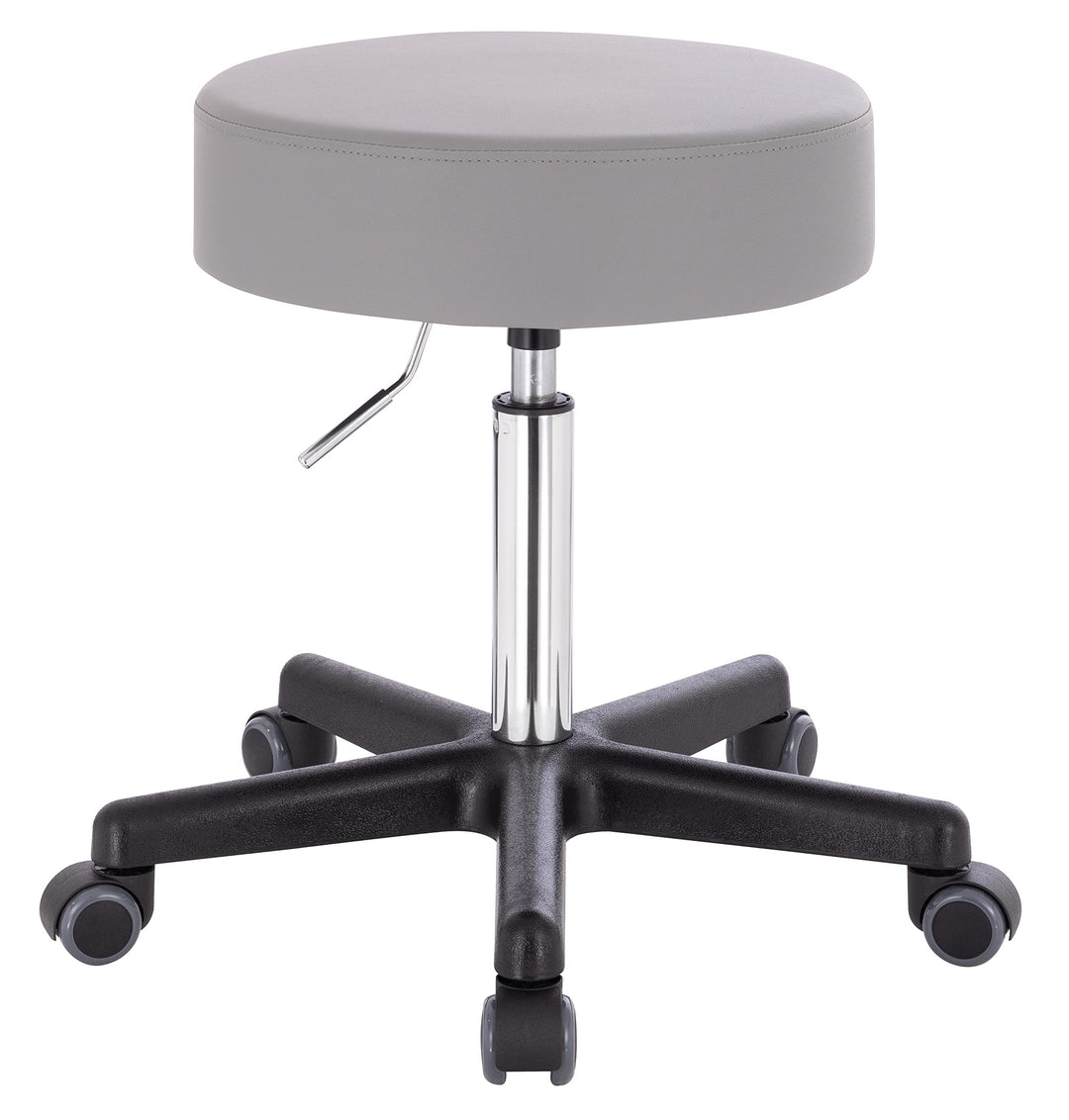 1stuff® XL Profi Rollhocker höhenverstellbar - 40 cm Sitzbreite - Sitzhöhe bis über 70cm - Arzthocke