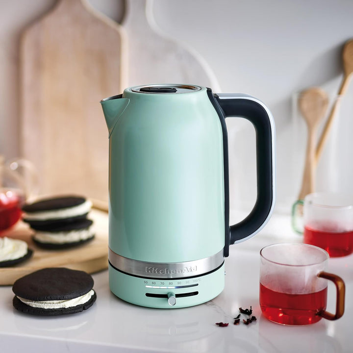 KitchenAid Wasserkocher mit Temperatureinstellung von 50 bis 100°C | Teekocher mit Temperaturanzeige