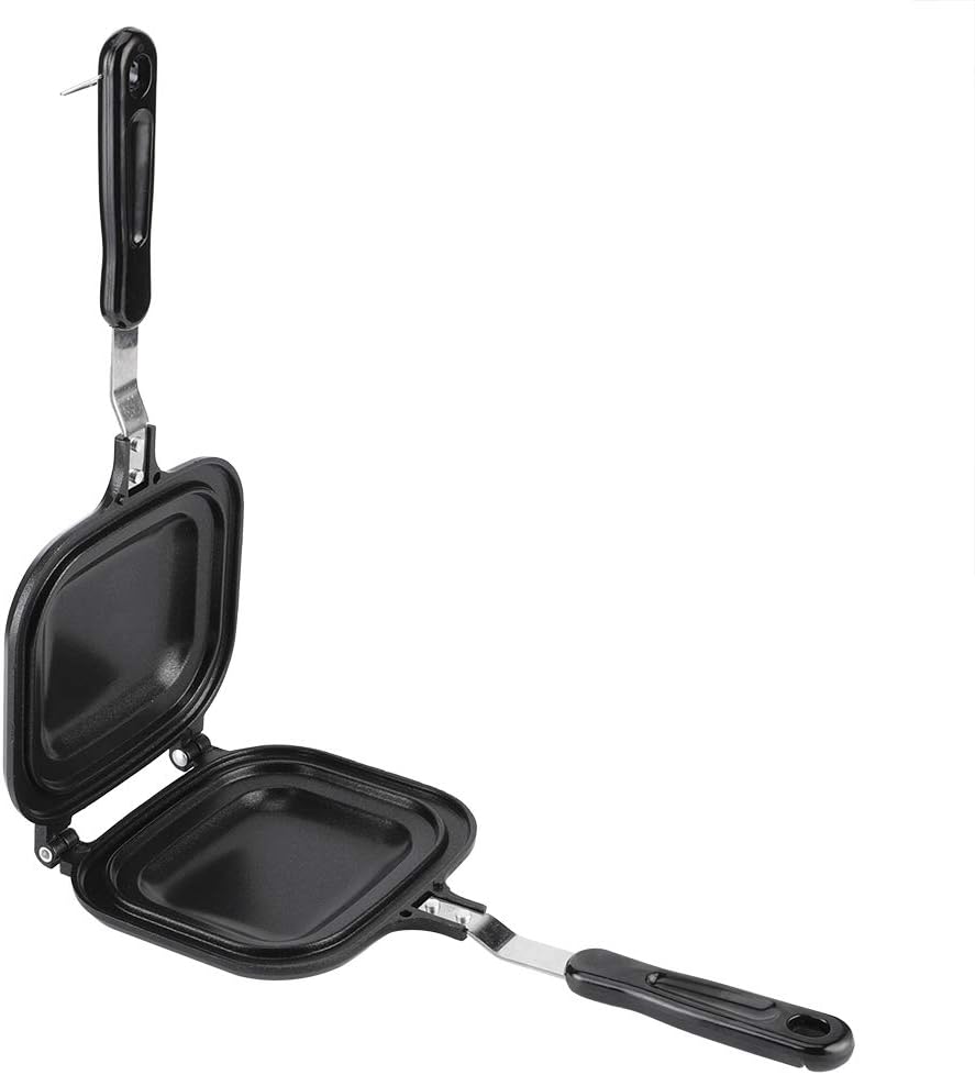 Alvinlite Hot Sandwich Maker, Für Gasherde, Knusprig Gegrillt, Einzeln, Aluminium, 14,4" X 6,3" X 1,