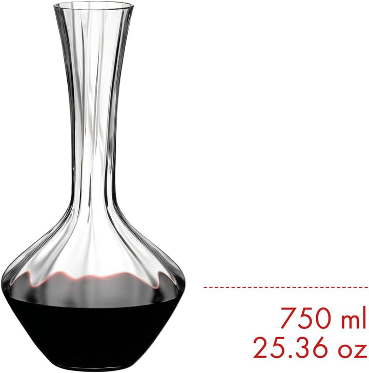 RIEDEL Manufaktur Vitis Exquisit Dekanter - Einzelpackung, Karaffe, Kristallglas, Handwäsche - Glasr