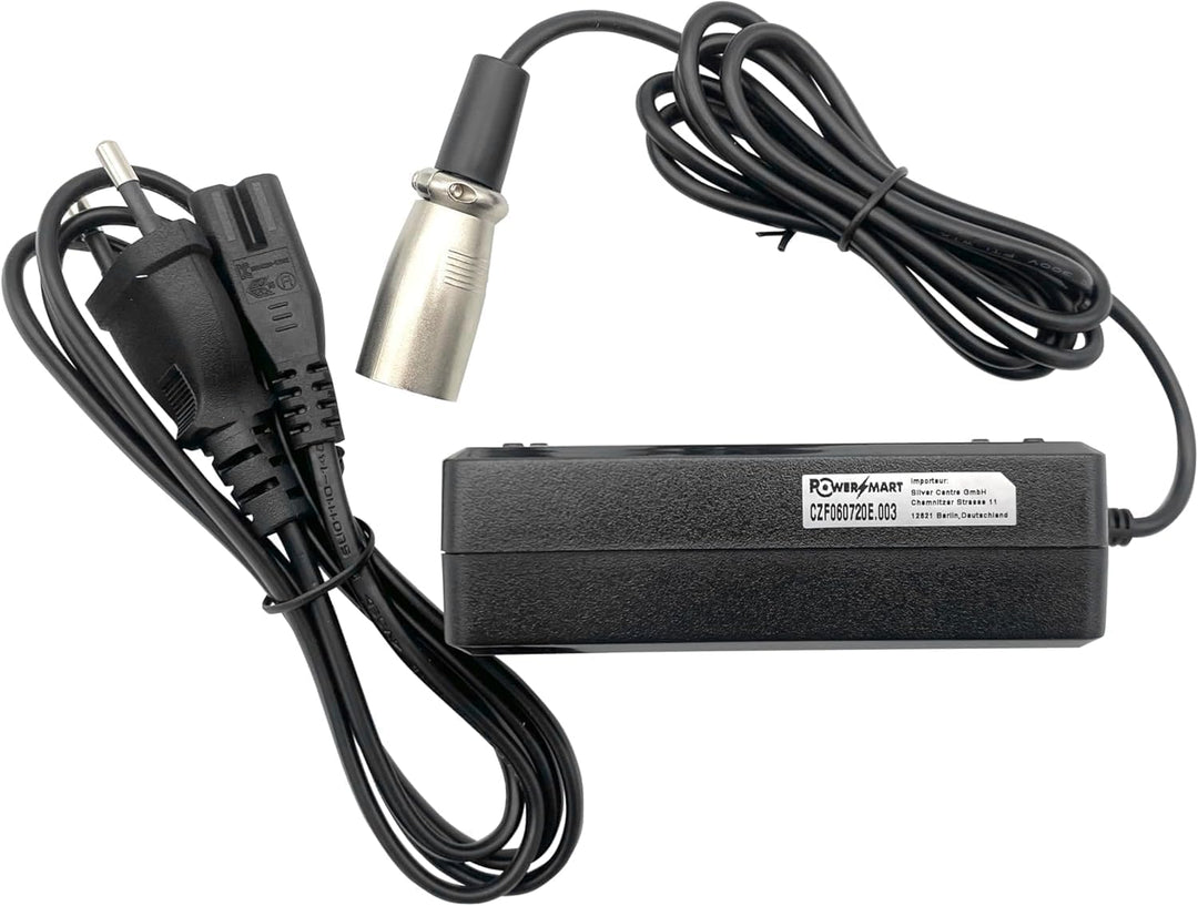 PowerSmart 2 A 29.4V Ladegerät Ersatz für RL07-16P3, passt für 24 V Akkus, mit XLR-3 Stecker