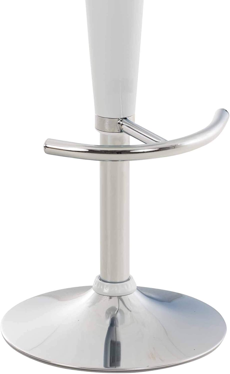 CLP 2er Set Barhocker Saddle Mit Drehbarem Kunsttoffsitz Und Fussablage I Höhenverstellbarer Hocker