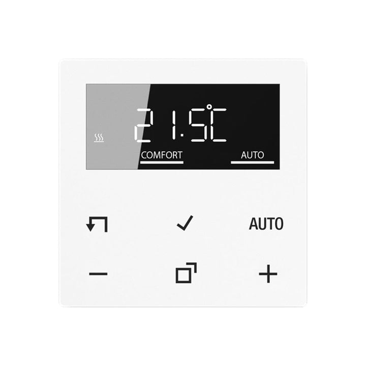 Jung BTA1791WW Jung Home Raumthermostat-Display Glas Alpinweiss