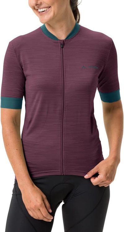 VAUDE Damen Women's Kuro Fz Tricot Trikot 38 Cassis, 38 Cassis