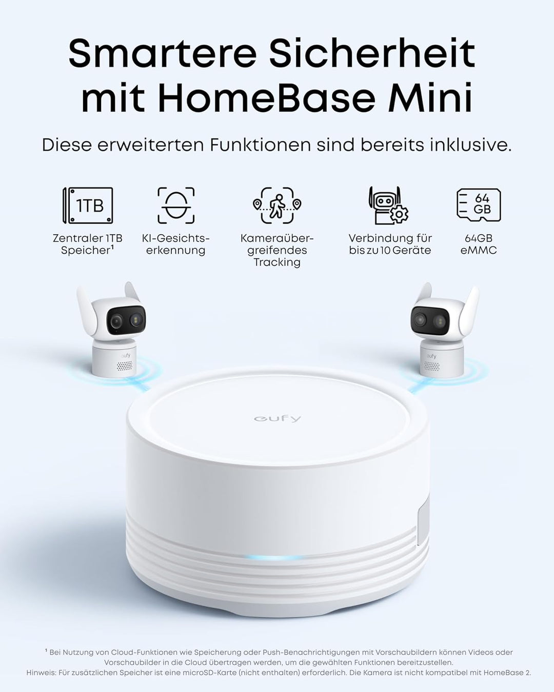 eufy Überwachungskamera C31 kabelgebunden 2-Kamera-Set, Überwachungskamera | Farbnachtsicht, ohne Ab