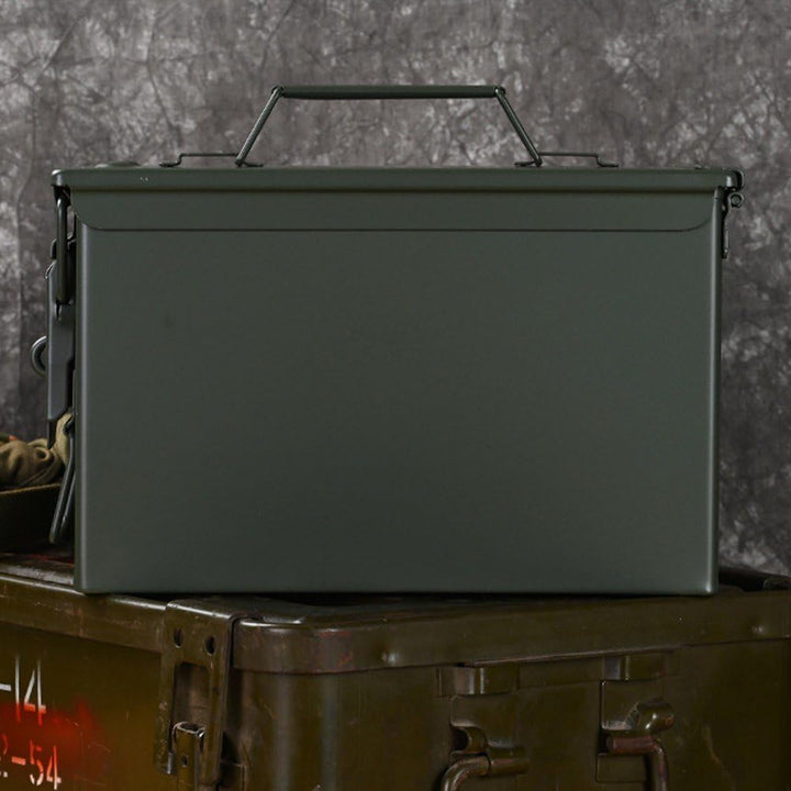 Metallbox, Abschliessbarer, Luftdichter Aufbewahrungskoffer Griff, Feuerfeste Schutzbox Für Geld Und