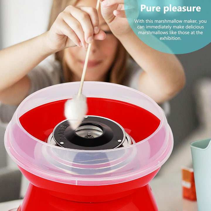 Zuckerwattemaschine, Retro Cotton Candy Machine 450W für Zuhause, Zuckerwatte Maschine mit Zubehör u