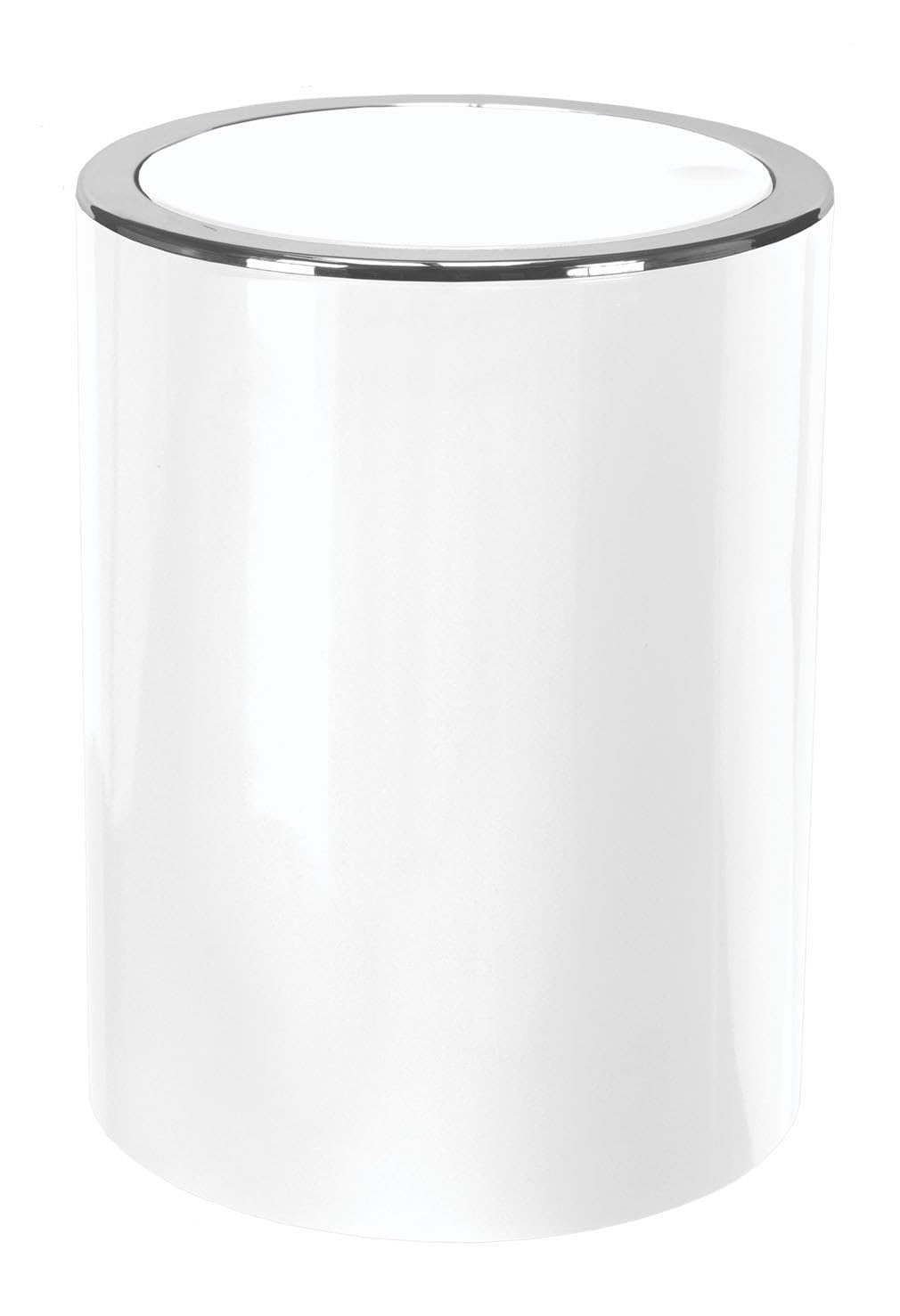 Kleine Wolke Kosmetikeimer Clap, ABS, Schneeweiss, 5 Liter Länge 19 cm x Breite 19 cm x Höhe 24,5 cm