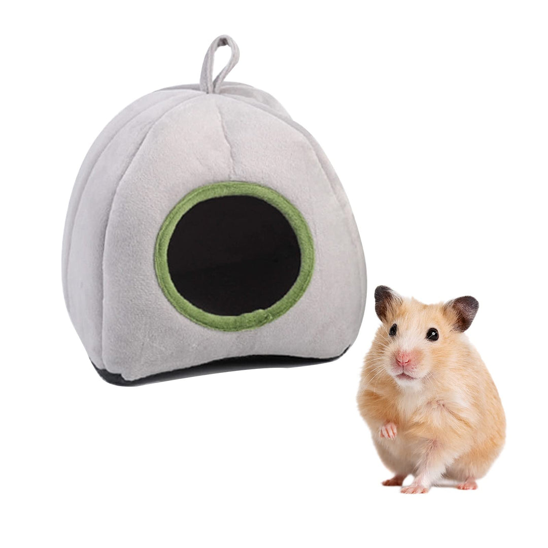 Kleintierbett Meerschweinchen, Kuschelhöhle Kleintierbett, Hamster Haus Bett, mit Kissen, für Hamste