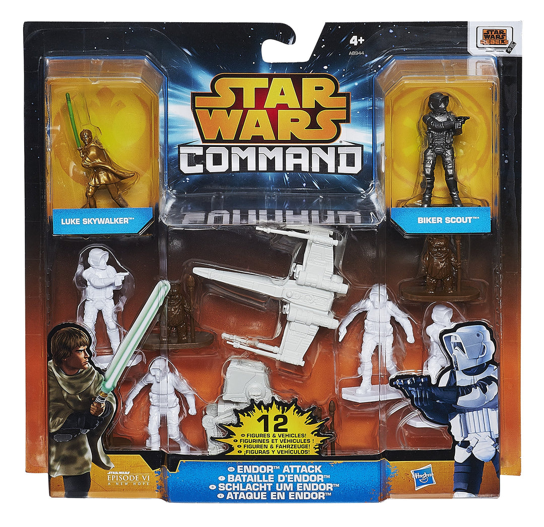 Star Wars Endor Attack Command Figuren Set 12 Figuren und Fahrzeuge - A8944
