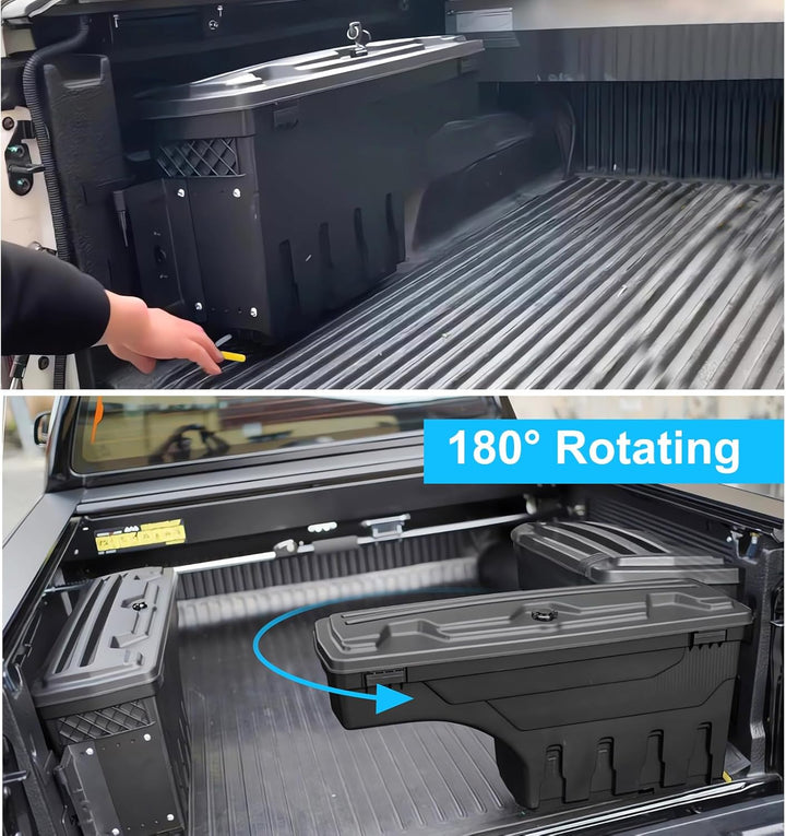 JHCHAN Werkzeugkasten Werkzeugaufbewahrung für Ford Ranger Raptor Wildtrak 2022-2025, ABS Wasserdich