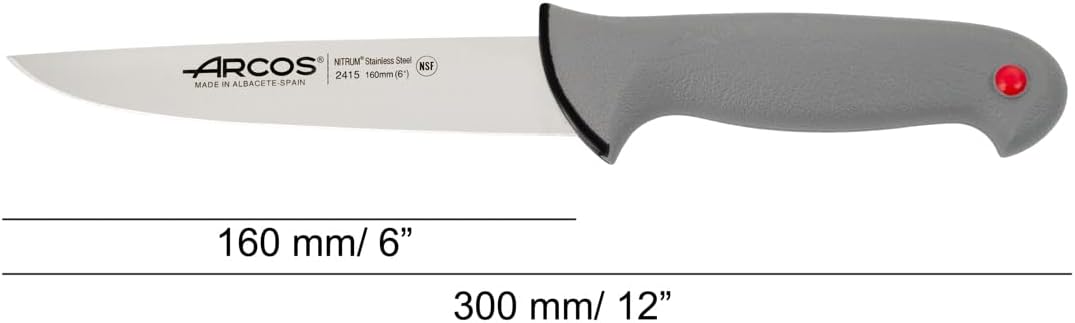 Arcos Fleischermesser Professionell - Edelstahlklinge 160 mm - Ergonomischer Griff - Ideal für Fleis