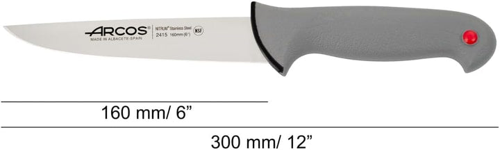 Arcos Fleischermesser Professionell - Edelstahlklinge 160 mm - Ergonomischer Griff - Ideal für Fleis