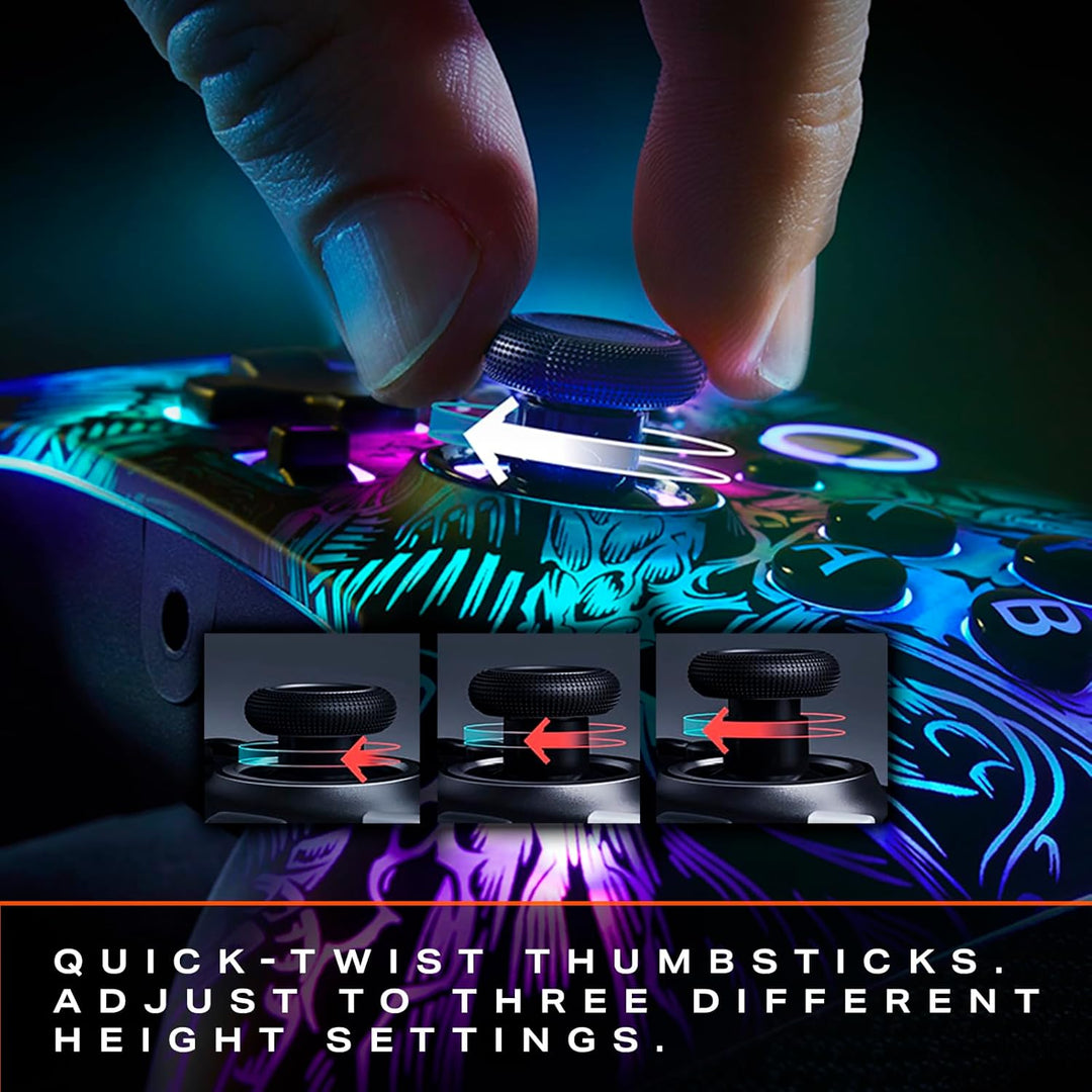 PowerA Kabelloser FUSION Pro-Controller für Xbox Series X|S mit Lumectra™ Wireless FUSION Pro Ghost