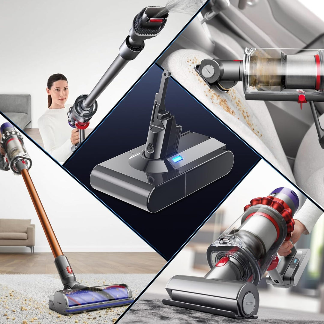 Akku für Dyson V8, Powtree Ersatzakku für Dyson SV10 Kompatibel mit V8 | Animal Absolute Motörhead E