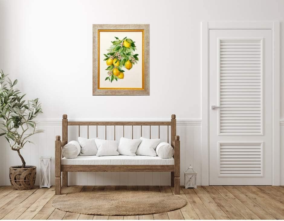 Riolis Kreuzstich Set Helle Zitronen, Zählmuster, 30x40cm