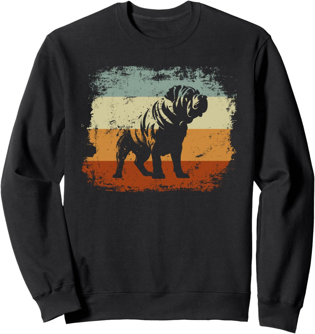 Shar-Pei Hund Retro Style Sweatshirt