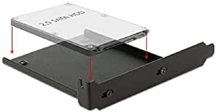 DELOCK Einbaurahmen für 1 x 6,35cm 2,5 Zoll HDD in den PC Slot